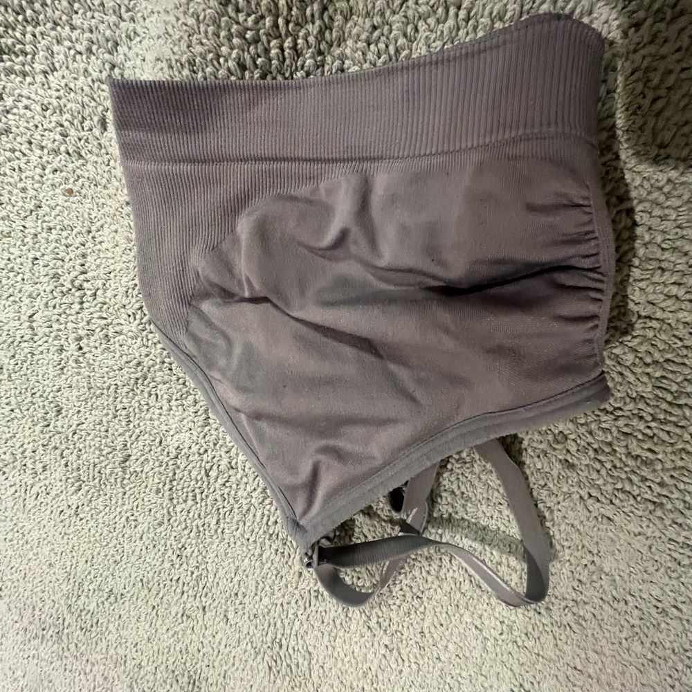 Motherhood maternity grey nursing bra sz L